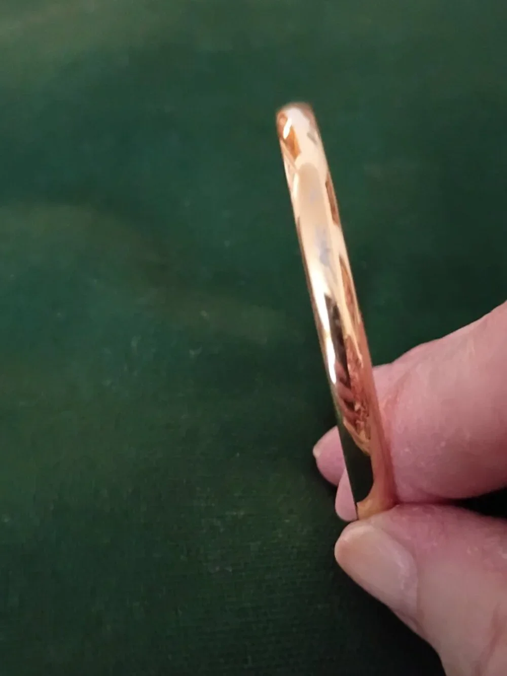MonetS Gold on Sterling Bangle